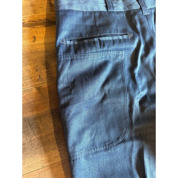 Vintage USPS Mailman Uniform Wool Winter Pants Postal Service Post Office Blue - Picture 6 of 8